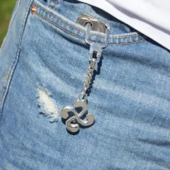 Llavero Lauburu Plata Personalizable