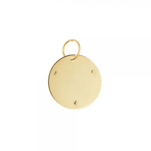 Medalla Eguzkilore Oro Bicolor 18mm