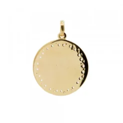Medalla Virgen de Begoña de Plata Dorada Personalizable