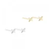 Pack Piercings Estrella 4 Puntas Plata 4 Uds