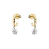 Pendientes Aiora de Plata Dorada