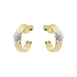 Pendientes Aro Aiora Plata Dorada 20mm