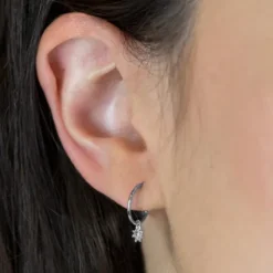 Pendientes Aro Eguzkilore Plata 10mm