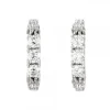 Pendientes Aro Eguzkilore Oro Blanco y Diamantes