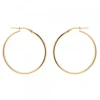 Pendientes Aro Plata Dorada 32mm