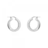 Pendientes Aro Textura Plata 20mm