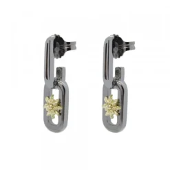 Pendientes Bayona Largos Rutenio