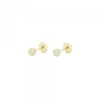 Pendientes Bebé Bola Oro Amarillo 3mm
