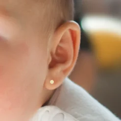 Pendientes Bebé Bola Oro Amarillo 3mm