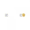 Pendientes Bebé Oro y Circonita 3,5mm