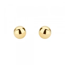 Pendientes Bola Oro 8mm