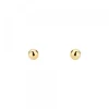 Pendientes Bola Oro 3mm