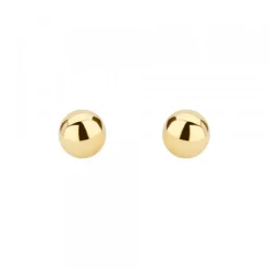 Pendientes Bola Oro 7mm
