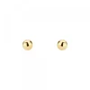 Pendientes Bola Oro 4mm