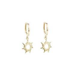 Pendientes Cripa Mountain Plata Dorada