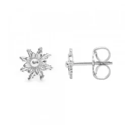 Pendientes Eguzkilore 8mm Plata