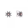 Pendientes Eguzkilore Plata Envejecida y Cobre 11mm
