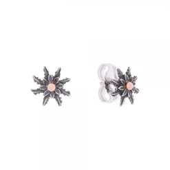 Pendientes Eguzkilore Plata Envejecida y Cobre 11mm