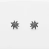 Pendientes Eguzkilore Plata Dorada y Rutenio