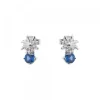 Pendientes Enea2 Oro Blanco y Zafiro