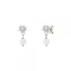 Pendientes Largos Eguzkilore y Perla 16mm
