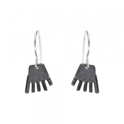 Pendientes Largos Mano de Irulegi de Rutenio