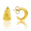 Pendientes Mask de Plata Dorada
