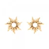 Pendientes Mountain Brillo Plata Dorada