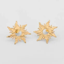 Pendientes Mountain Mate Plata Dorada