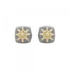 Pendientes Q2 Plata Negra y Eguzkilore Dorado