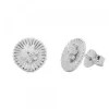 Pendientes Radial Plata