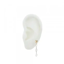 Piercing Cadena Eslabones Eguzkilore Plata Bicolor