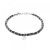 Pulsera Acero con Hematites