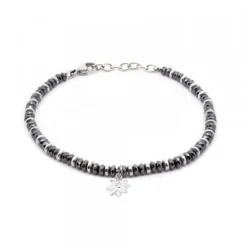 Pulsera Acero con Hematites