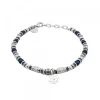 Pulsera Acero con Lapislázuli