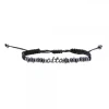 Pulsera Aita Plata Negra con hematites