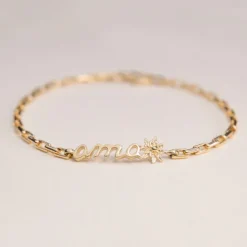 Pulsera Ama Bayona Plata Dorada