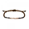 Pulsera Ama de Plata Rosa con Hematites