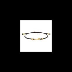 Pulsera Ama Macramé de Plata Dorada