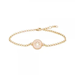 Pulsera B2 Plata Dorada