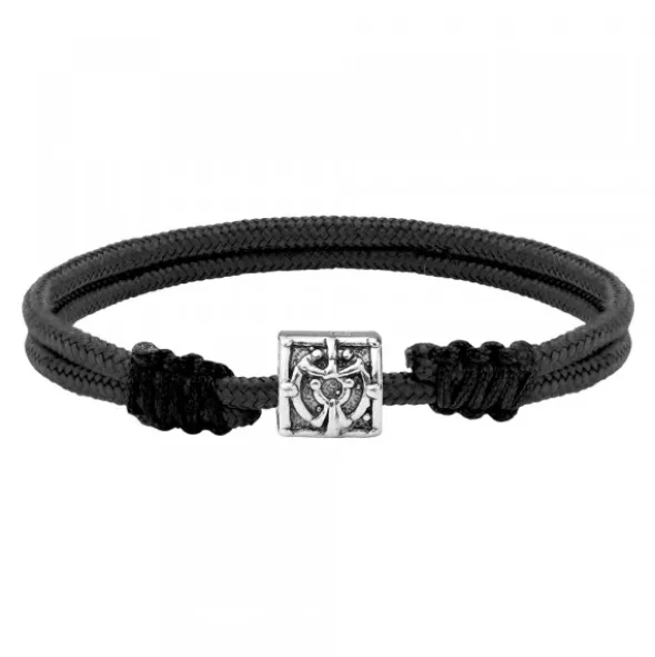 Pulsera Barandilla Charm de Plata