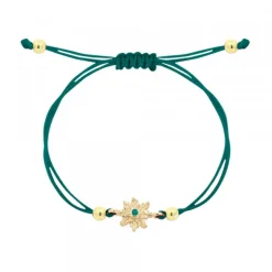 Pulsera Basic Colors Verde Eguzkilore Dorado