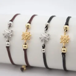 Pulsera Basic Marrón Eguzkilore Plata