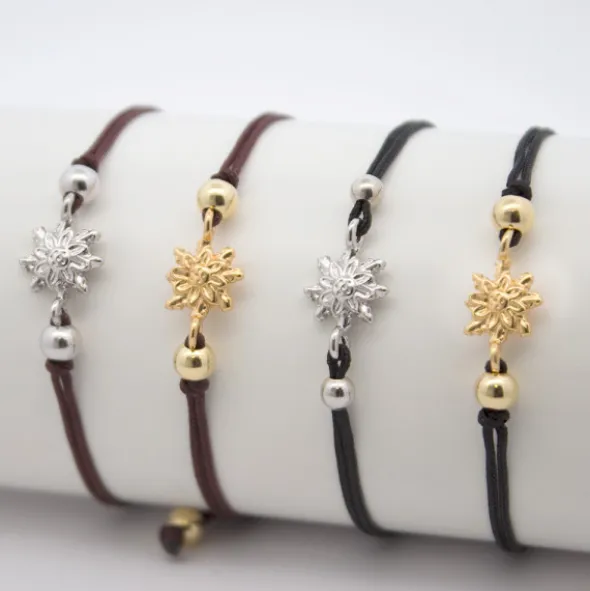 Pulsera Basic Marrón Eguzkilore Plata