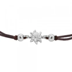Pulsera Basic Marrón Eguzkilore Plata
