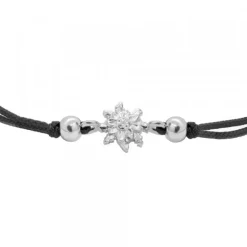 Pulsera Basic Negra Eguzkilore Plata