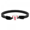Pulsera Camiseta Rojiblanca Charm Plata