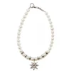 Pulsera de Perlas y Eguzkilore Plata