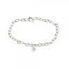 Pulsera Eguzkilore Cadena Rolo de Plata