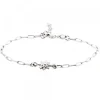 Pulsera Eguzkilore Plata Rosa con Bolitas de Plata